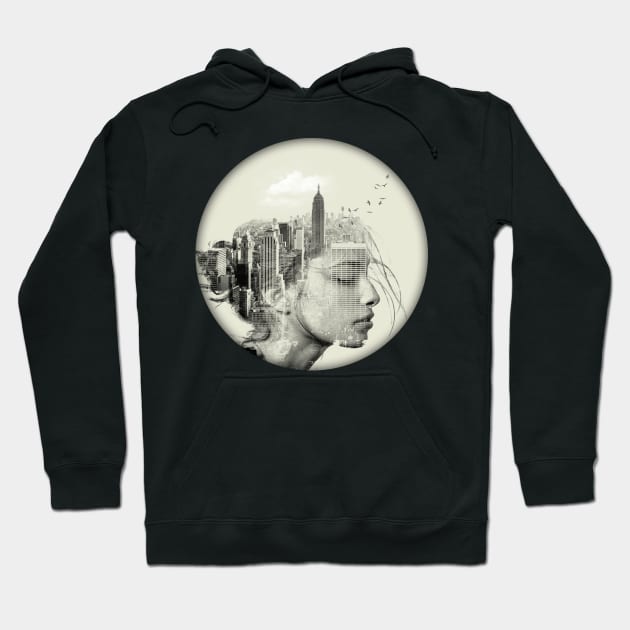 New York City Dreaming 2 Hoodie by Vin Zzep